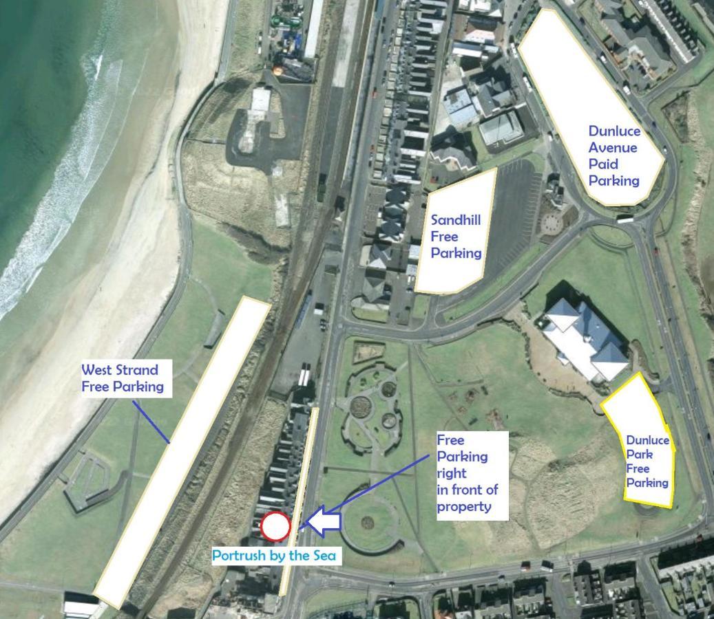 Ferienwohnung 1 Dunluce Park - Portrush By The Sea Exterior foto